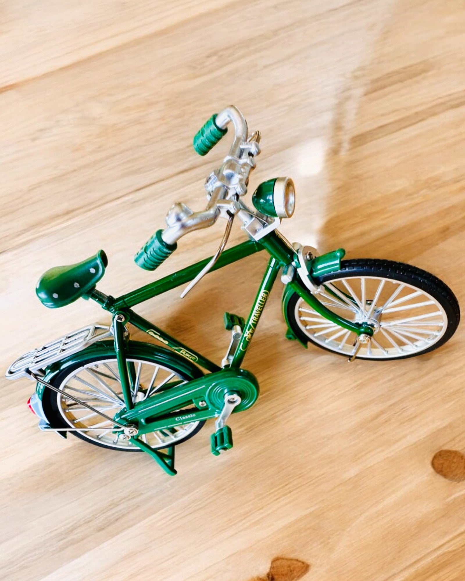 Modello di bicicletta "Retro Classic" - Miniatura con incisione, ideale come regalo