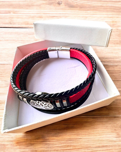 Bracciale "Albero della Vita" con possibilità di personalizzazione per un regalo, 3 varianti di colore