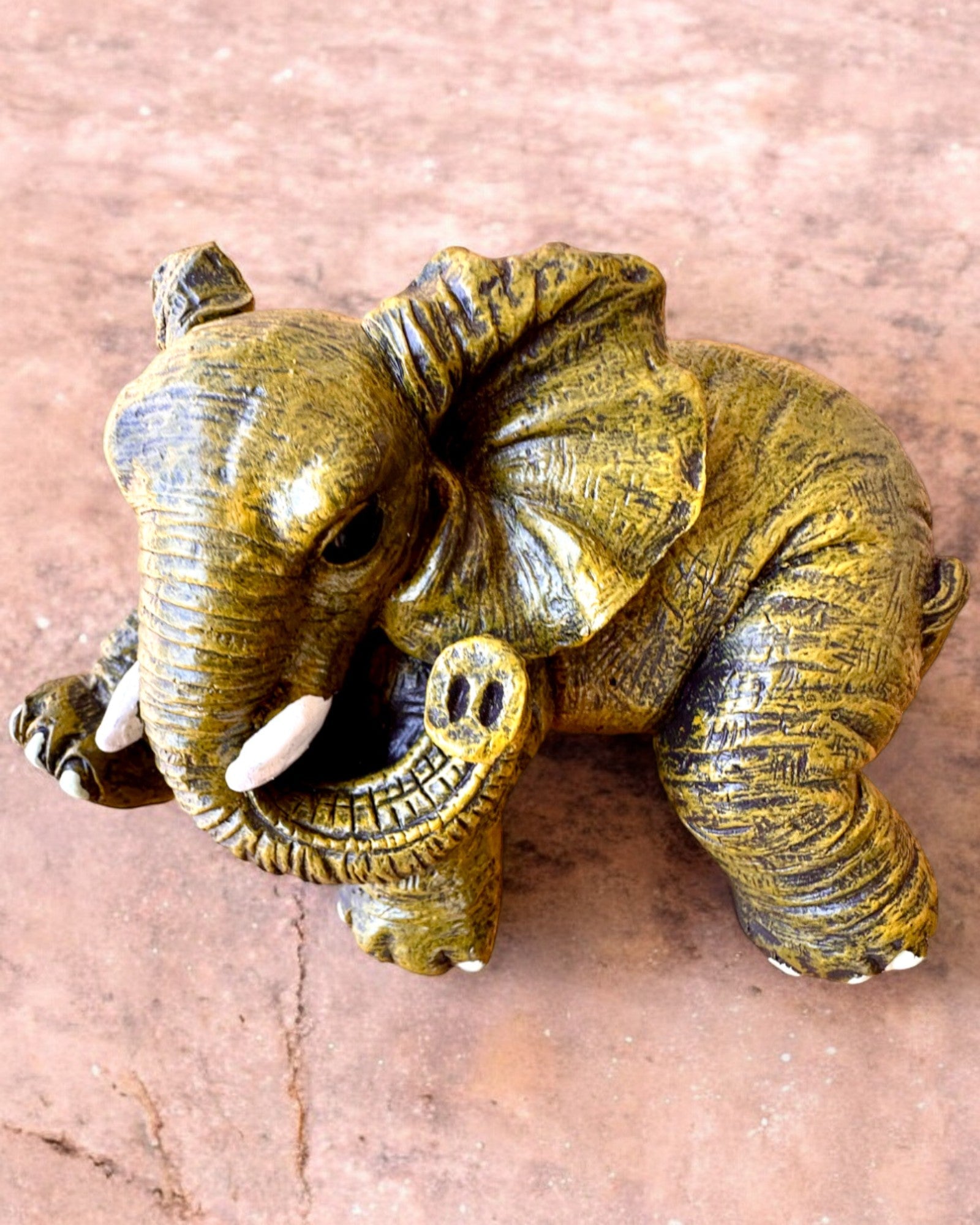 Figura di elefante "Piccolo Fortunato" con possibilità di incisione per un regalo