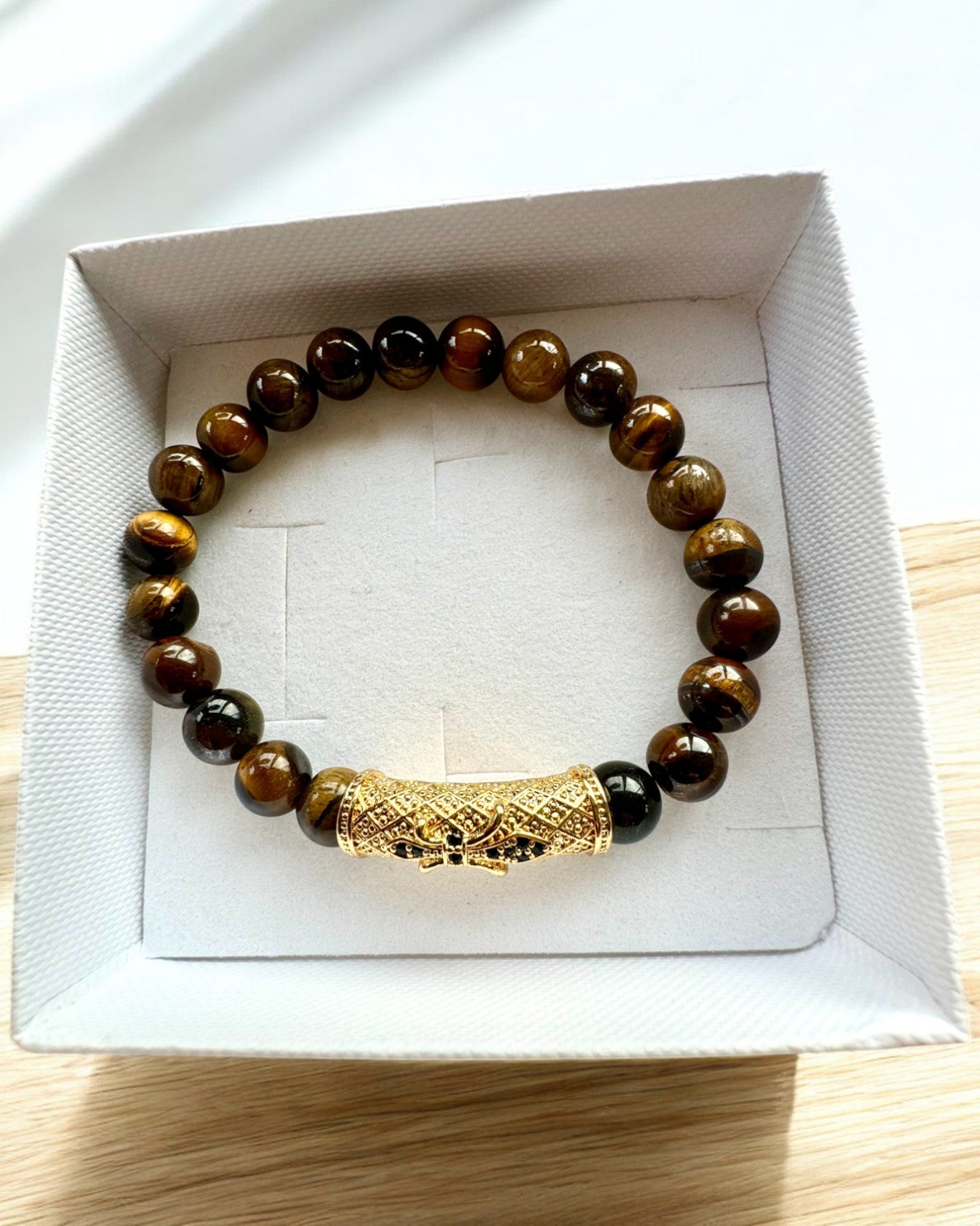 Set di 2 Braccialetti "Golden Eye"