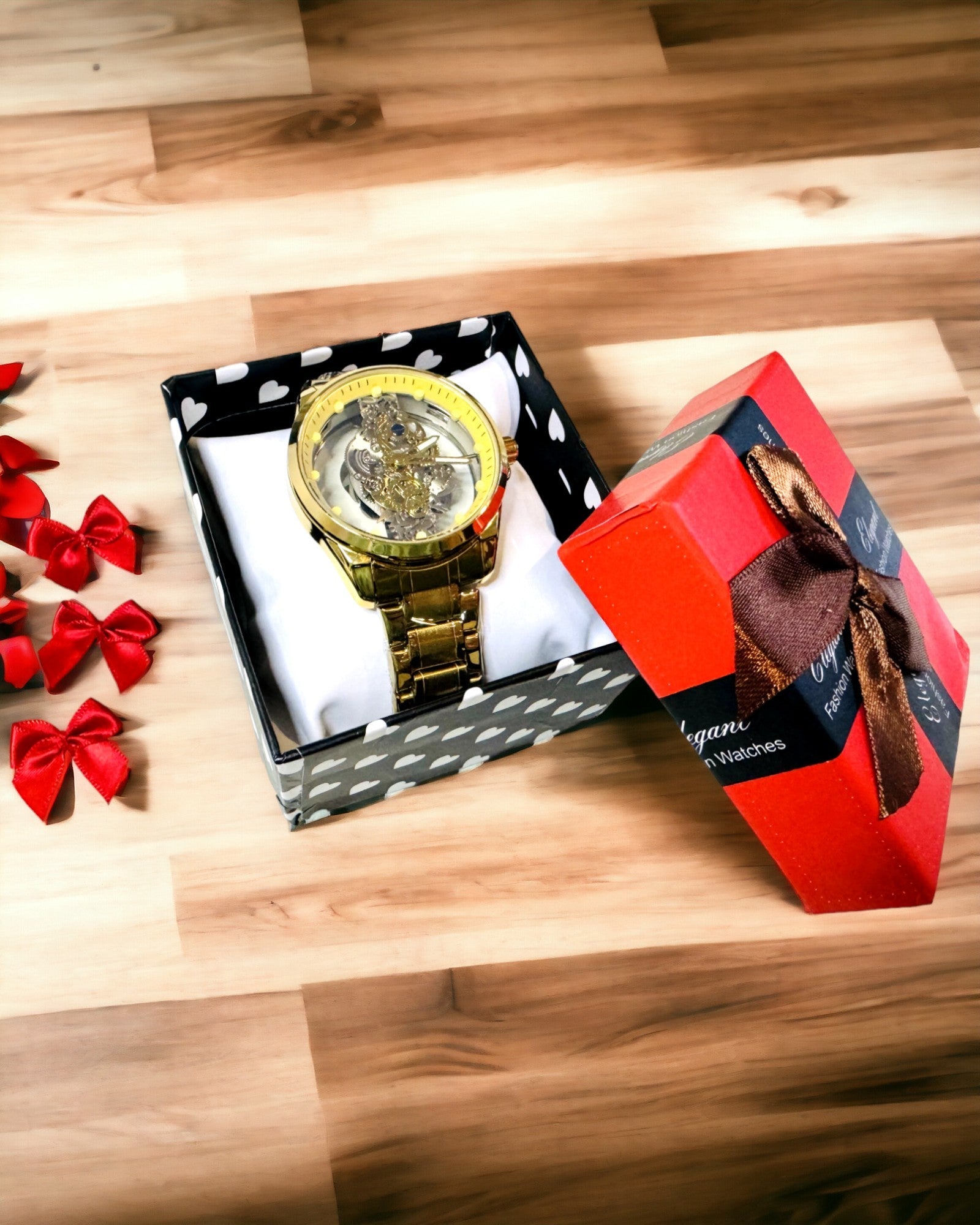 Orologio Sportivo Maschile con Meccanismo Quarzo Trasparente Doppio Lato e Bracciale in Alluminio – Ideale come Regalo. Personalizzazione con incisione.