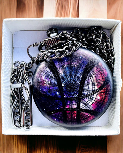 Orologio da Tasca "Galactic Vision" con Possibilità di Incisione, regalo personalizzato