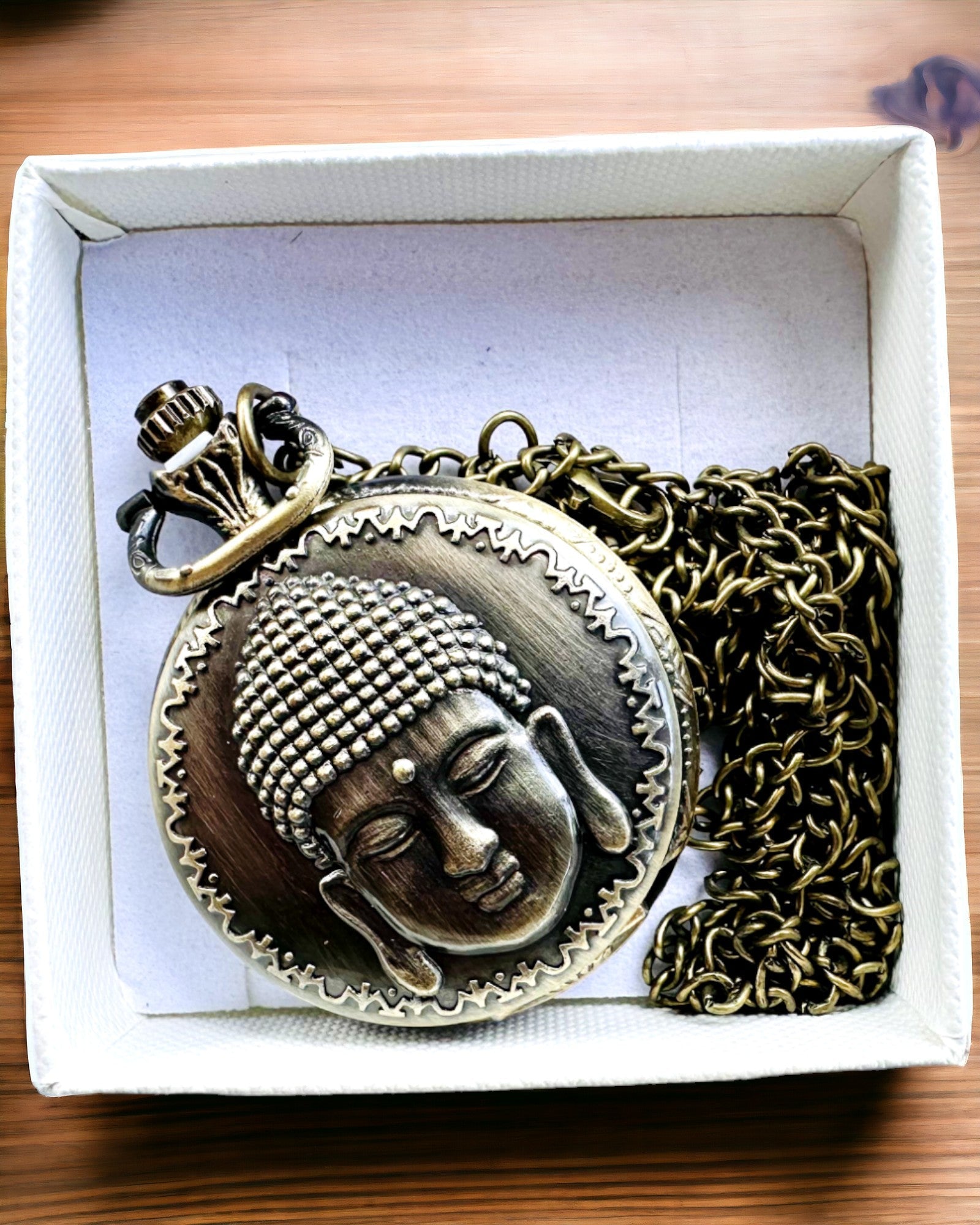 Orologio da Tasca "Buddha Time Elegance", possibilità di personalizzazione con incisione