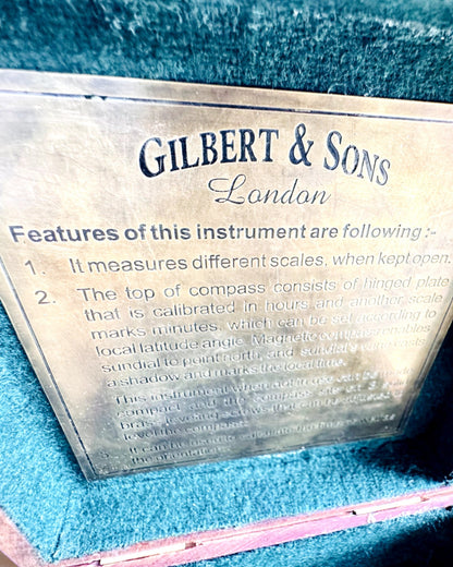 Grande Scatola di Legno per Bussola "Gilbert & Sons" con Possibilità di Incisione