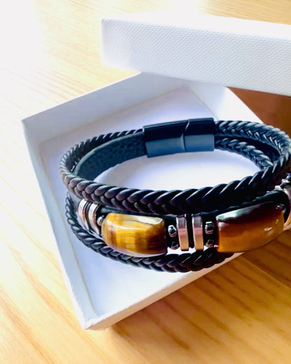 Bracciale "Occhio di Tigre" con possibilità di personalizzazione per un regalo