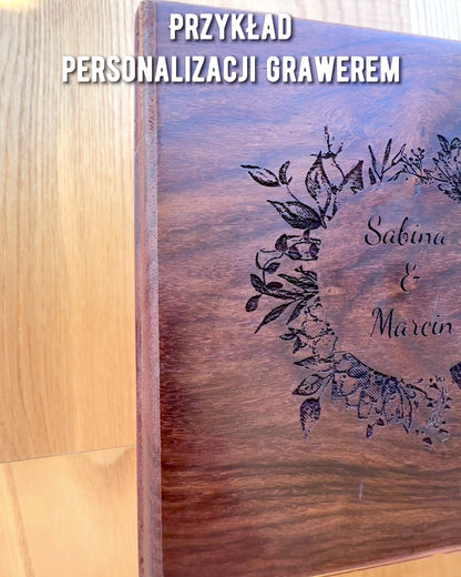 Grande Scatola di Legno per Bussola "Gilbert & Sons" con Possibilità di Incisione